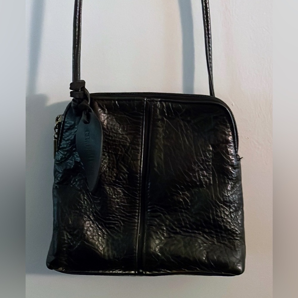 Liz Claiborne Mini Crossbody Leather Black